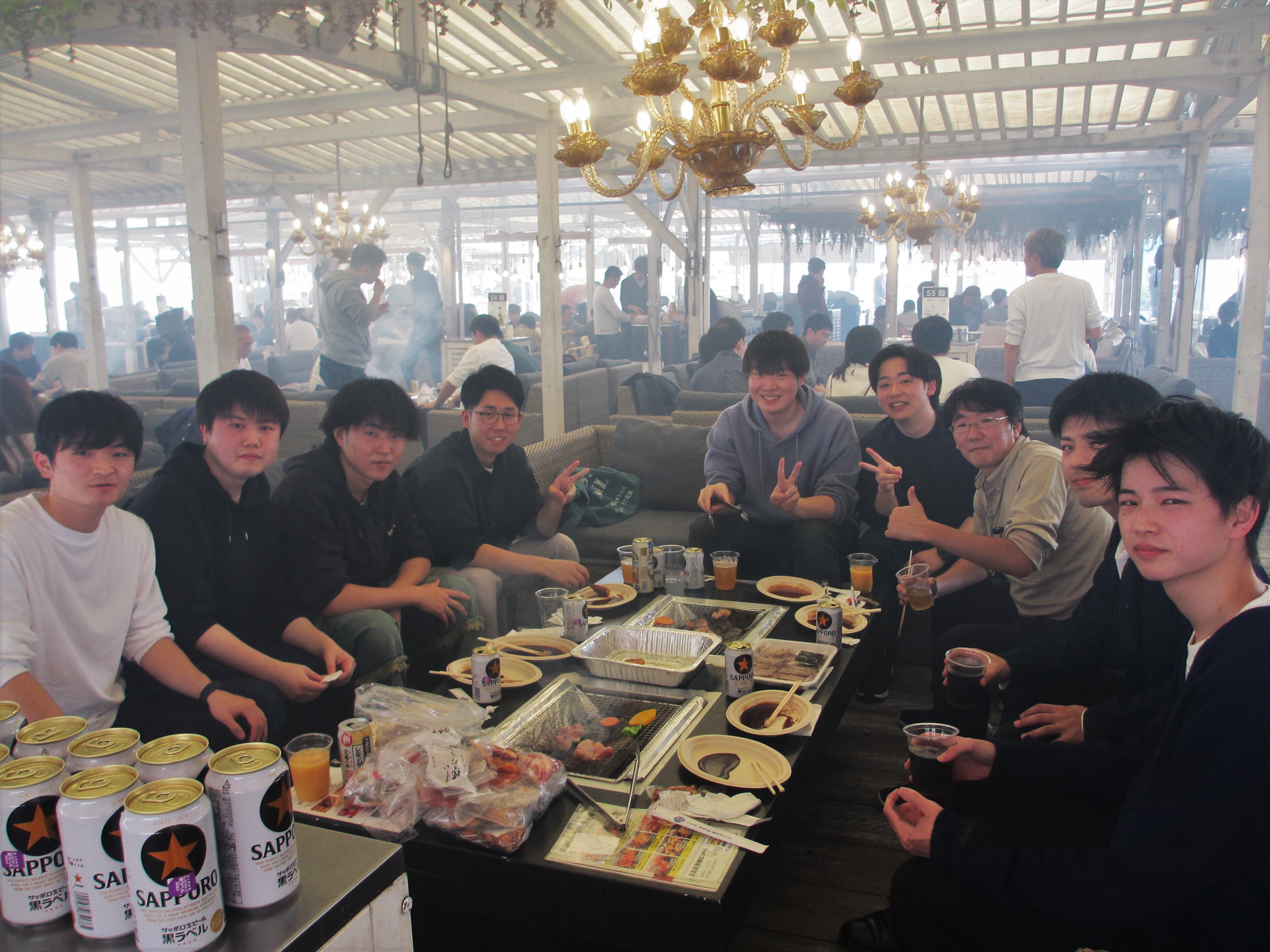 BBQ大会の様子①