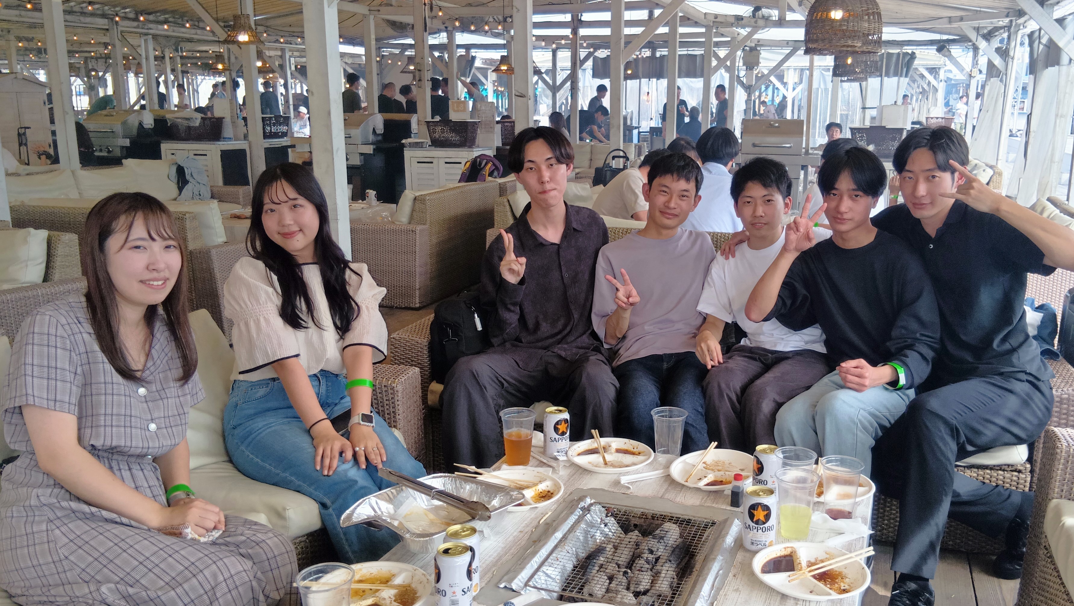 BBQ大会の様子①