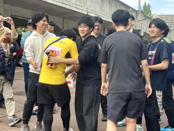 ベガルタ仙台リレーマラソンの様子③